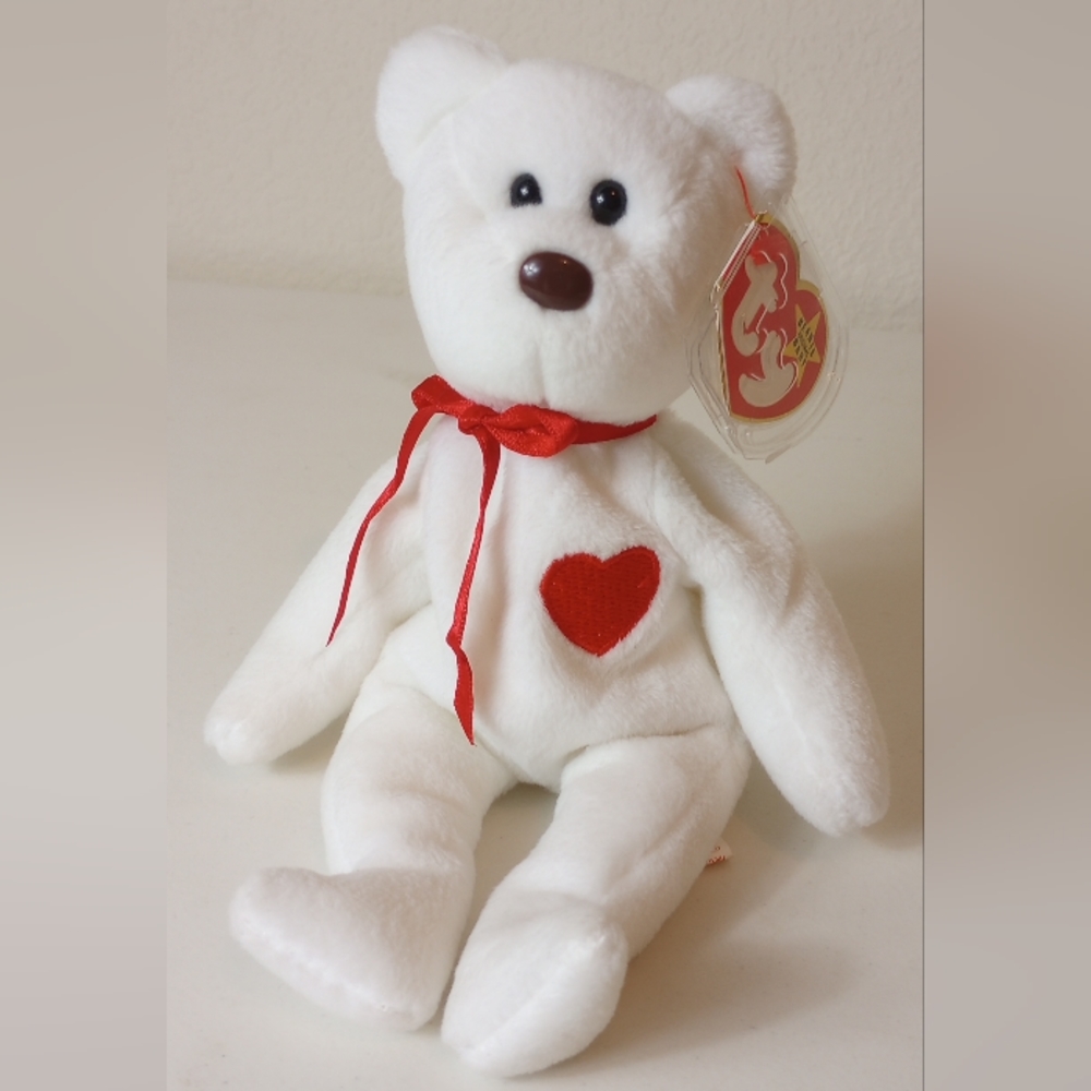 Beanie Baby 1st Edition Valentino Collectible 1994 6th Generation Tush Tag